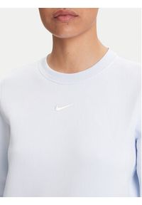 Nike Bluza Phoenix Fleece DQ5751 Błękitny Regular Fit. Kolor: niebieski. Materiał: bawełna, syntetyk #5