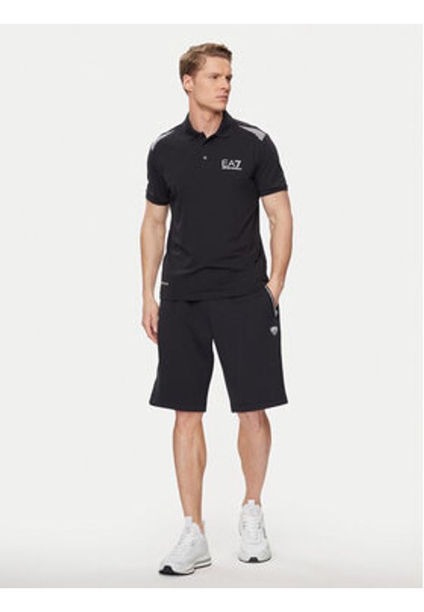 EA7 Emporio Armani Szorty sportowe 8NPS08 PJ4EZ 1578 Granatowy Regular Fit. Kolor: niebieski. Materiał: syntetyk. Styl: sportowy