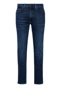 TOMMY HILFIGER - Tommy Hilfiger Jeansy Bleecker MW0MW15599 Granatowy Slim Fit. Kolor: niebieski