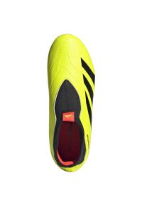 Adidas - Buty piłkarskie adidas Predator League Ll Fg Jr IG7755 żółte. Kolor: żółty. Materiał: syntetyk, guma. Sport: piłka nożna #4