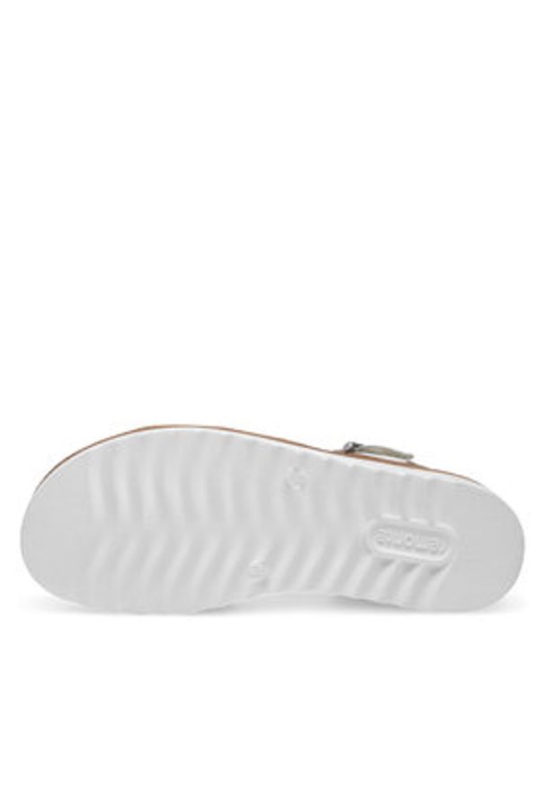 Remonte Sandały D0Q55-90 Srebrny. Kolor: srebrny. Materiał: materiał