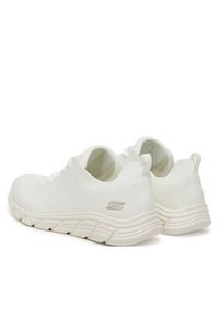 skechers - Skechers Sneakersy Bobs B Flex Lo-Graceful Stride 117591/WHT Biały. Kolor: biały. Materiał: materiał