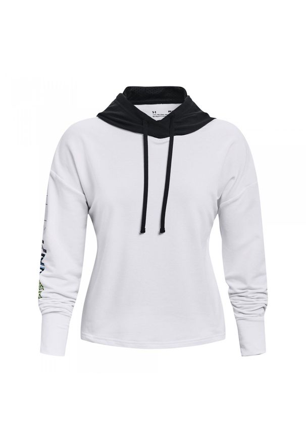 Under Armour - UA Rival Terry Geo Hoodie Biały S. Kolor: biały