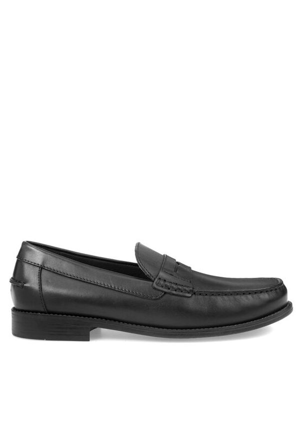 Geox Mokasyny U New Damon B U641ZB 00043 C9999 Czarny. Kolor: czarny. Materiał: skóra