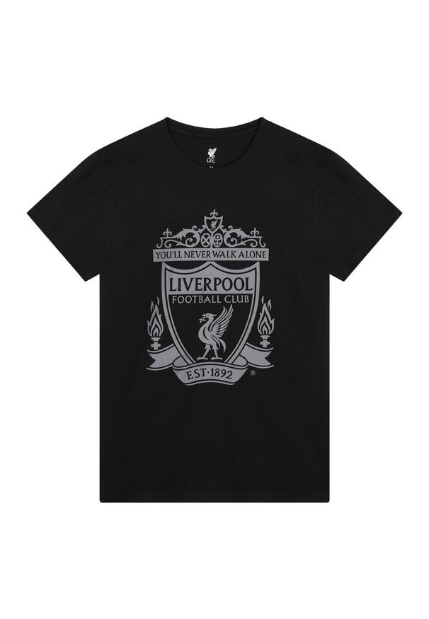 LIVERPOOL FC - koszulka Liverpool FC Czarna. Kolor: czarny. Materiał: bawełna