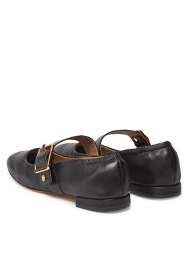 BOSS Półbuty Luara 50548547 10260855 01 Czarny. Kolor: czarny. Materiał: skóra