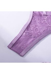 Intica - Koronkowa bielizna z półmiseczkami regulowane ramiączka Rebekah. Kolor: fioletowy. Materiał: koronka. Wzór: koronka #7