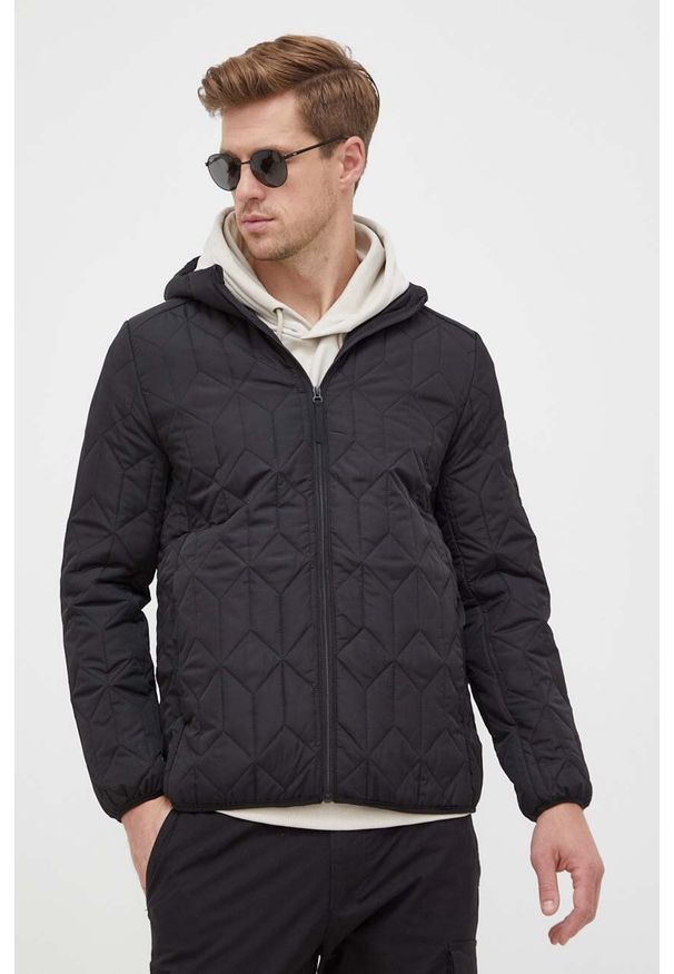 Lindbergh kurtka męska kolor czarny przejściowa. Kolor: czarny
