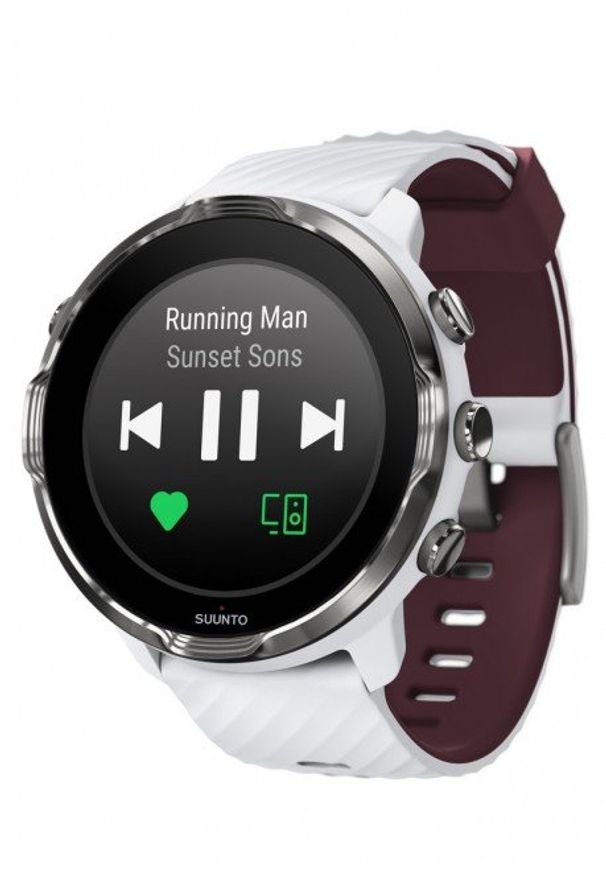 SUUNTO - Zegarek sportowy Suunto 7 White. Rodzaj zegarka: cyfrowe. Styl: sportowy