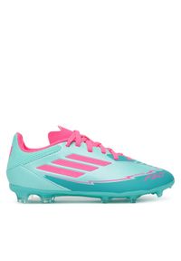 Adidas - adidas Buty do piłki nożnej F50 League Messi Firm/Multi-Ground IH0931 Turkusowy. Kolor: turkusowy. Materiał: materiał