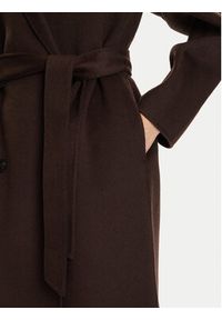Marc O'Polo Płaszcz wełniany 508 0051 71127 Brązowy Relaxed Fit. Typ kołnierza: polo. Kolor: brązowy. Materiał: wełna, syntetyk #3