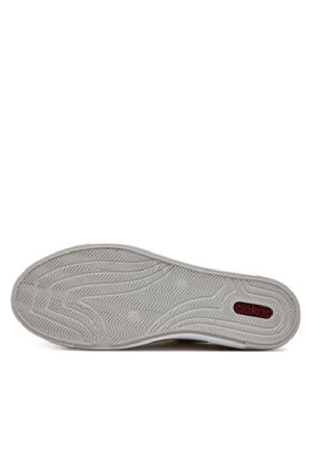 Rieker Sneakersy L8849-60 Złoty. Kolor: złoty. Materiał: syntetyk, materiał