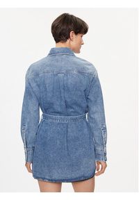 Pepe Jeans Kurtka jeansowa Mandy PL402393 Niebieski Regular Fit. Kolor: niebieski. Materiał: wiskoza