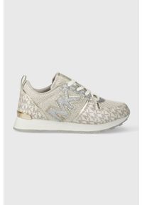 Michael Kors sneakersy dziecięce kolor beżowy. Zapięcie: sznurówki. Kolor: beżowy. Materiał: guma #1