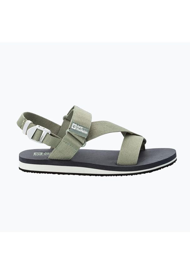 Sandały turystyczne damskie Jack Wolfskin Urban Entdeckung Belt. Kolor: zielony. Sport: turystyka piesza