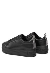 Calvin Klein Jeans Sneakersy Bold Flatf Low Laceup Lth In Lum YW0YW01309 Czarny. Kolor: czarny #3
