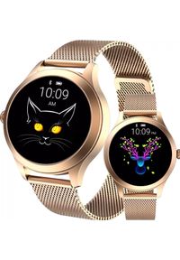 Smartwatch Retoo M037H Różowy (E742). Rodzaj zegarka: smartwatch. Kolor: różowy #1