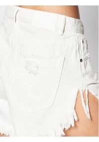 Glamorous Szorty jeansowe KA6744 Biały Regular Fit. Kolor: biały. Materiał: bawełna #2