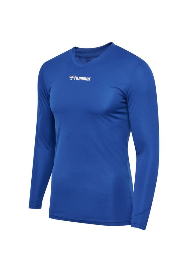 Koszulka z długim rękawem sportowa Hummel BL Essential Tee. Kolor: niebieski. Długość rękawa: długi rękaw. Długość: długie