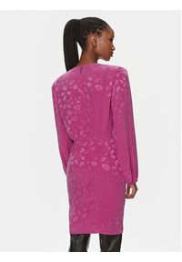 Hugo - HUGO Sukienka codzienna Kaminna 50504499 Różowy Regular Fit. Okazja: na co dzień. Kolor: różowy. Materiał: wiskoza. Typ sukienki: proste. Styl: casual #5