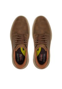 skechers - Skechers Sneakersy Garza-Duran 205353/TPE Brązowy. Kolor: brązowy. Materiał: skóra #3