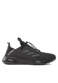 Adidas - adidas Trekkingi Terrex Voyager 21 Slip-On HEAT.RDY Travel Shoes HP8623 Czarny. Zapięcie: bez zapięcia. Kolor: czarny. Materiał: materiał. Model: Adidas Terrex. Sport: turystyka piesza #1