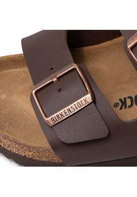 Birkenstock Klapki Arizona 0051701 Brązowy. Kolor: brązowy. Materiał: skóra #4