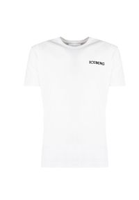 Iceberg T-Shirt | F0256307 | Mężczyzna | Biały. Okazja: na co dzień. Kolor: biały. Materiał: bawełna. Styl: klasyczny, casual, elegancki