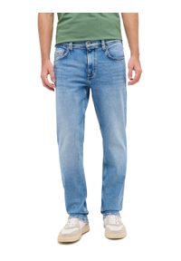 Męskie Spodnie Jeansowe Mustang Style Washington Straight Denim Blue 1016335 5000 312