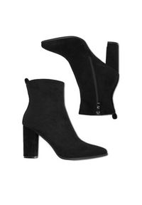 DeeZee Botki E-5133-6 Czarny. Kolor: czarny. Materiał: materiał #3