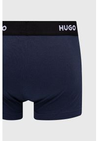 Hugo - HUGO bokserki (3-pack) męskie kolor granatowy. Kolor: niebieski
