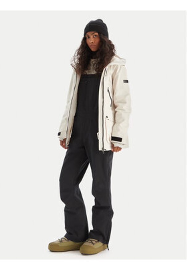 Roxy Kurtka narciarska ERJTJ03515 Biały Slim Fit. Kolor: biały. Materiał: syntetyk. Sport: narciarstwo