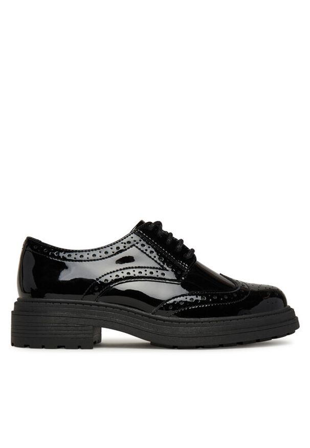 Clarks Oxfordy Orinoco3 Derby 26183171 Czarny. Kolor: czarny. Materiał: lakier, skóra