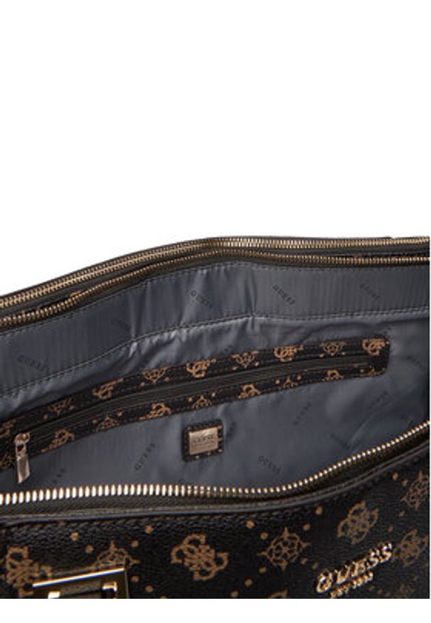 Guess Torebka Calebra Travel TWLP95 36024 Brązowy. Kolor: brązowy. Materiał: skórzane