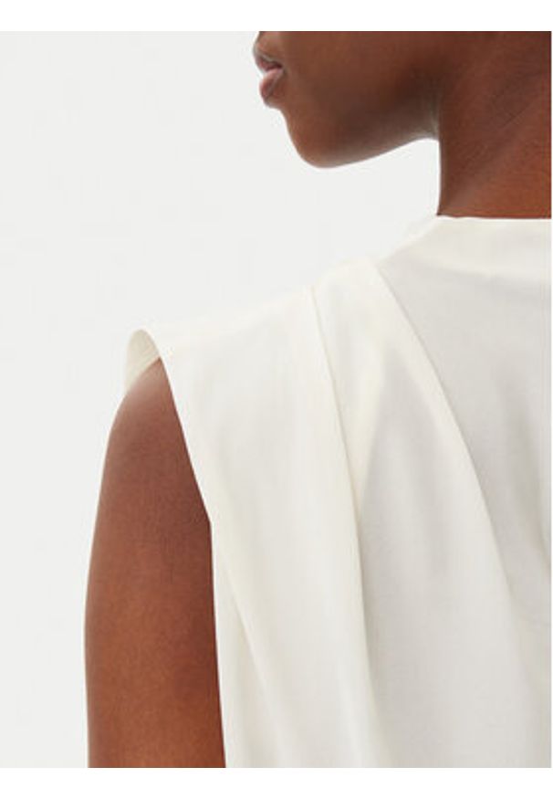 Marella Bluzka Dondolo 2513161192200 Biały Regular Fit. Kolor: biały. Materiał: jedwab