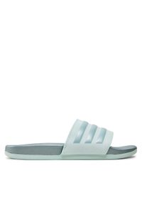 Adidas - adidas Klapki Adilette Comfor II0011 Zielony. Kolor: zielony. Materiał: skóra #1