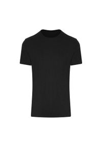 JUST COOL - Miejska Koszulka Fitness Unisex Dla Dorosłych. Kolor: czarny. Sport: fitness