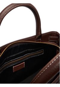 TOMMY HILFIGER - Tommy Hilfiger Torebka American Icon Mini Tote Leather AW0AW17926 Brązowy. Kolor: brązowy. Materiał: skórzane #4