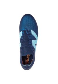 Buty piłkarskie New Balance Tekela V4+ Pro Low M ST1FLN45 niebieskie. Zapięcie: sznurówki. Kolor: niebieski. Materiał: tkanina, syntetyk, guma. Sport: piłka nożna #4