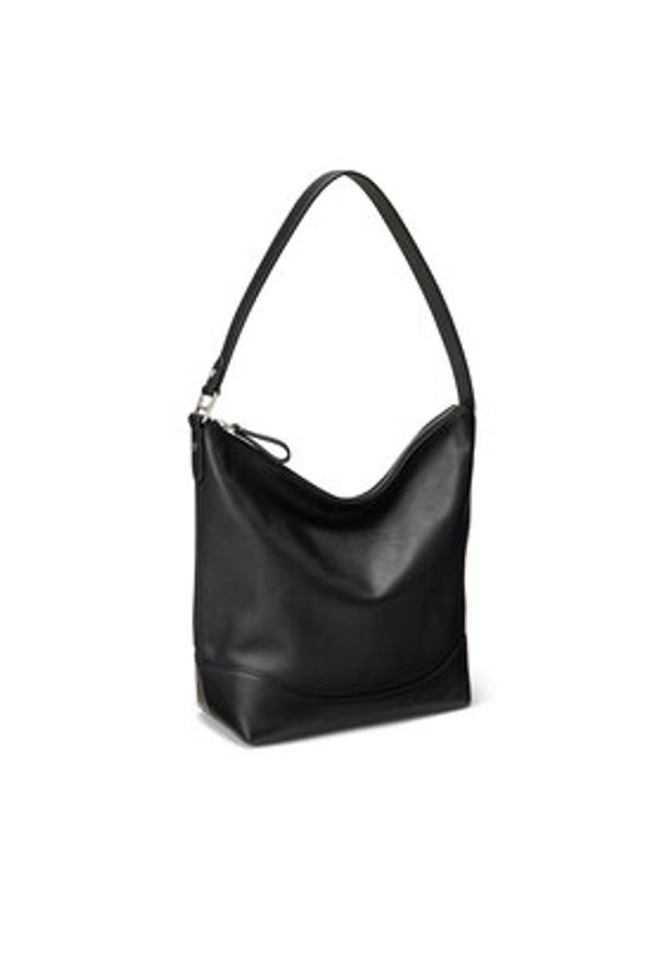 Lauren Ralph Lauren - LAUREN RALPH LAUREN Torebka 431P03419002 Czarny. Kolor: czarny. Materiał: skórzane