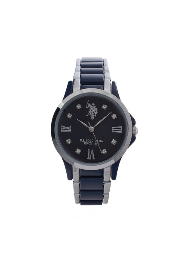 U.S. Polo Assn. Zegarek Selena USP8380BL Granatowy. Kolor: niebieski