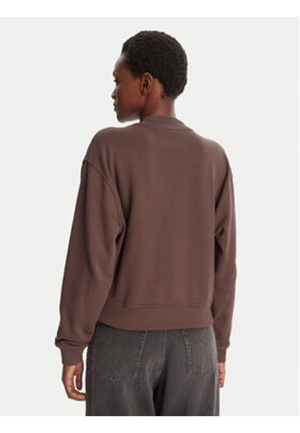 Hugo - HUGO Bluza Daxandria 50527463 Brązowy Relaxed Fit. Kolor: brązowy. Materiał: bawełna