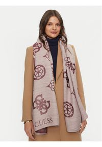 Guess Szalik AW5190 POL03 Różowy. Kolor: różowy. Materiał: materiał