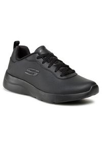 skechers - Skechers Sneakersy Eazy Feelz 88888368/BBK Czarny. Kolor: czarny. Materiał: skóra