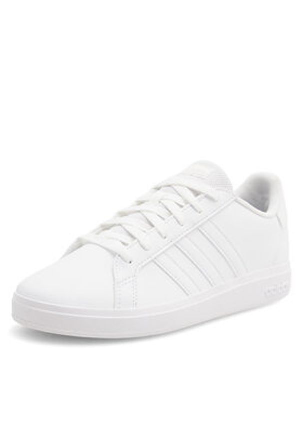 Adidas - adidas Sneakersy ADIDAS GRAND COURT 2.0 K FZ6158 Biały. Kolor: biały. Materiał: syntetyk