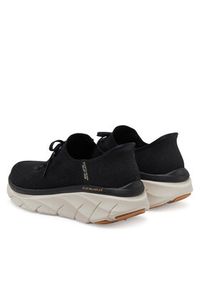 skechers - Skechers Sneakersy D'lux Walker 2.0 150105/BKTN Czarny. Kolor: czarny. Materiał: materiał #6