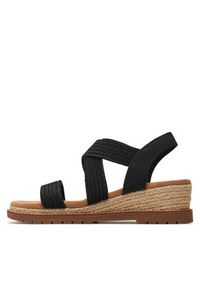 skechers - Skechers Espadryle 114688/BLK Czarny. Kolor: czarny. Materiał: materiał #5