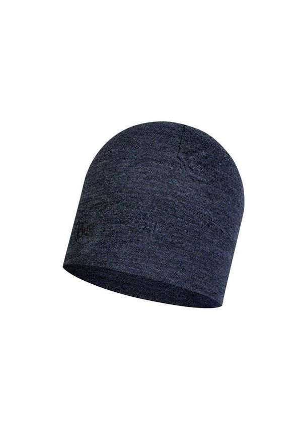 Czapka wełniana Buff Midweight Merino Wool Hat. Kolor: niebieski. Materiał: wełna. Styl: sportowy
