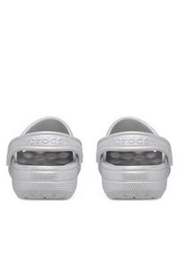 Crocs Klapki Classic Glitter Clog 205942 Srebrny. Kolor: srebrny