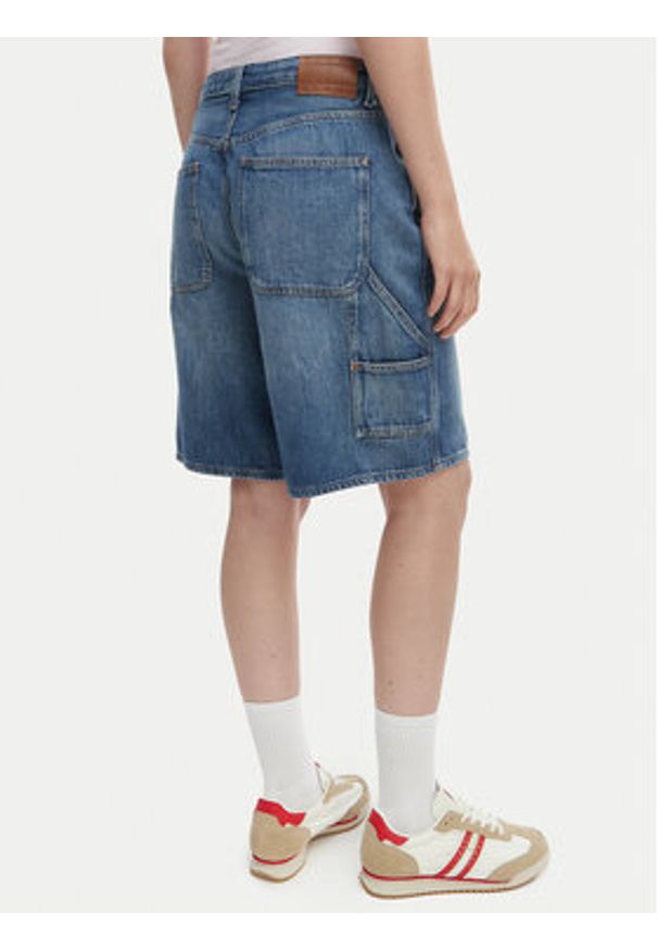 Tommy Jeans Szorty jeansowe DW0DW22693 Niebieski Relaxed Fit. Kolor: niebieski. Materiał: bawełna